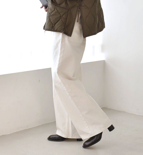 SHIPS for women「SHIPS Primary Navy Label:11oz WHITE SELVAGE DENIM」|デニム|