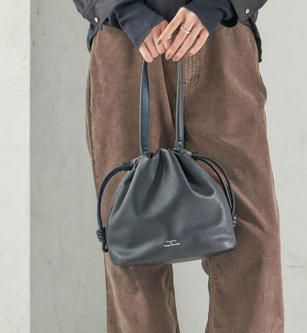 SHIPS for women「【WEB限定】George Cinq: DRAWSTRING BAG（S）」|ショルダー・メッセンジャー|ブラック