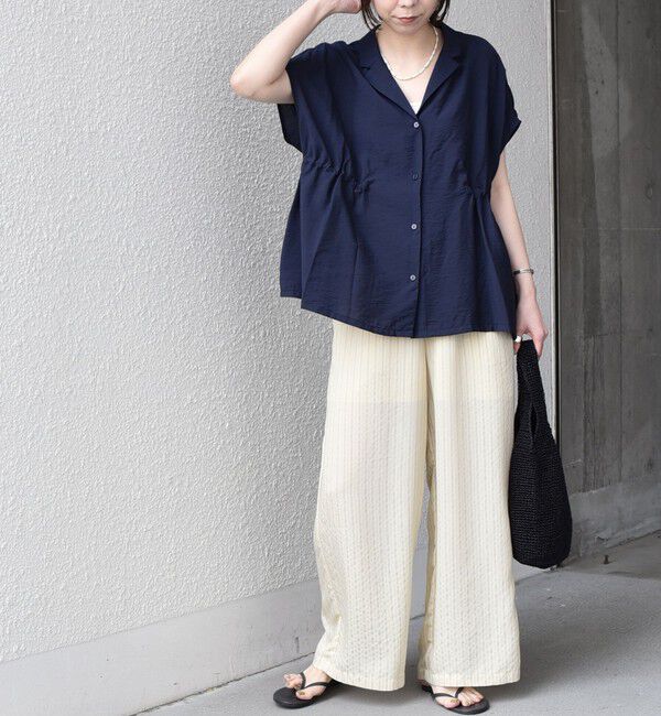 SHIPS Colors 「SHIPS Colors:〈手洗い可能〉ナイロンレーヨン ストライプ イージーパンツ◇」|その他|