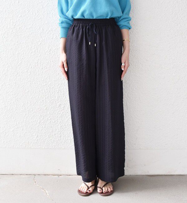 SHIPS Colors 「SHIPS Colors:〈手洗い可能〉ナイロンレーヨン ストライプ イージーパンツ◇」|その他|