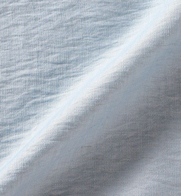 SHIPS for women「〈接触冷感/手洗い可能〉Jupiter 麻混 フリル ブラウス」|シャツ・ブラウス|