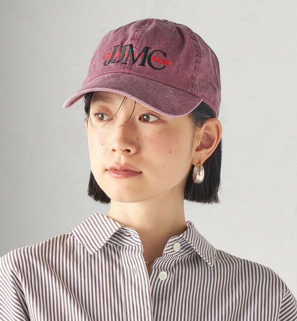SHIPS for women「〈洗濯機可能〉J.J.MERCER: 刺繍 ロゴ キャップ」|キャップ・キャスケット|