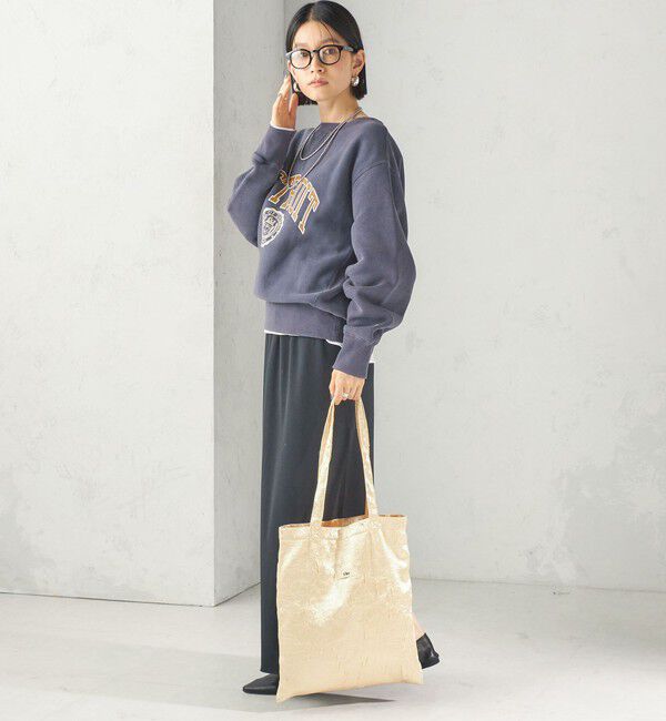 SHIPS for women「【SHIPS別注】Uhr: クラッシュ サテン トート バッグ」|トートバッグ|