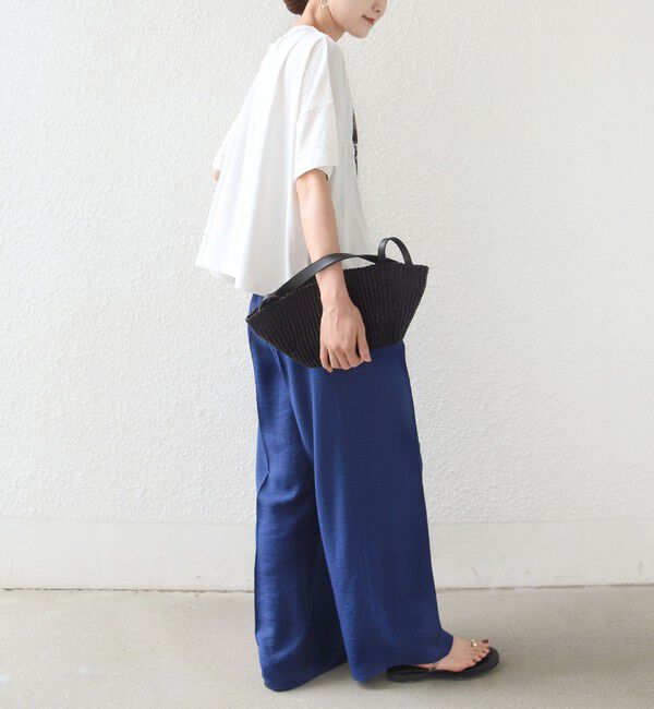 SHIPS for women「【SHIPS別注】81BRANCA: 5分袖 ロゴ・フォト TEE」|Tシャツ・カットソー|