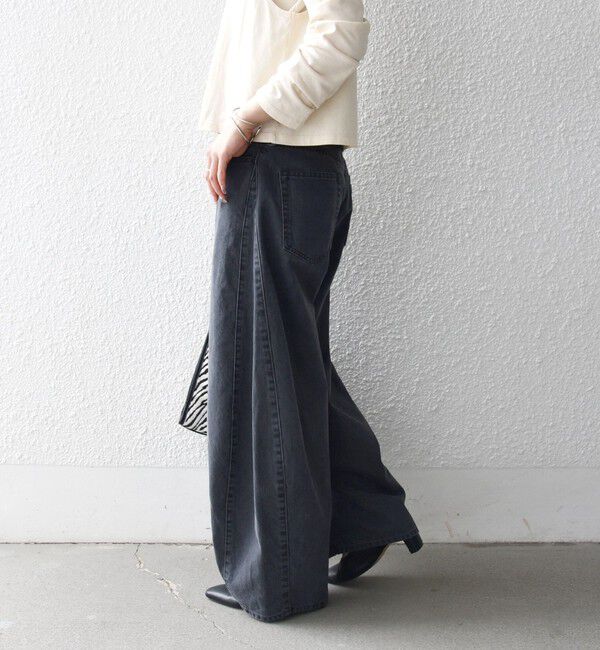 SHIPS any「《一部追加予約》〈洗濯機可能〉バレル デニム パンツ［SHIPS any DENIM］」|デニム|