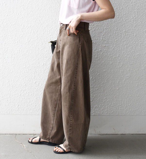 SHIPS any「《一部追加予約》〈洗濯機可能〉バレル デニム パンツ［SHIPS any DENIM］」|デニム|