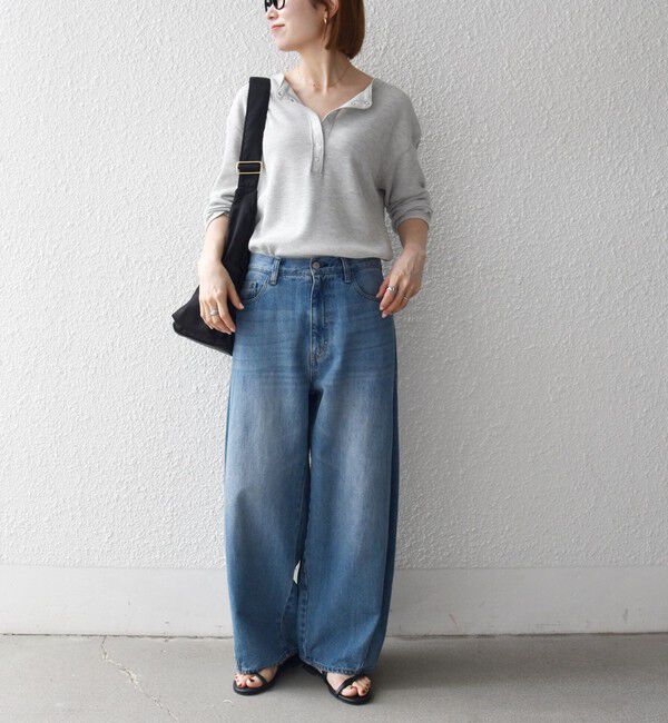 SHIPS any「《一部追加予約》〈洗濯機可能〉バレル デニム パンツ［SHIPS any DENIM］」|デニム|