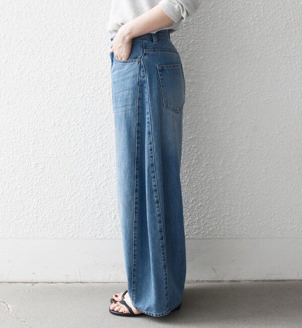 SHIPS any「《一部追加予約》〈洗濯機可能〉バレル デニム パンツ［SHIPS any DENIM］」|デニム|