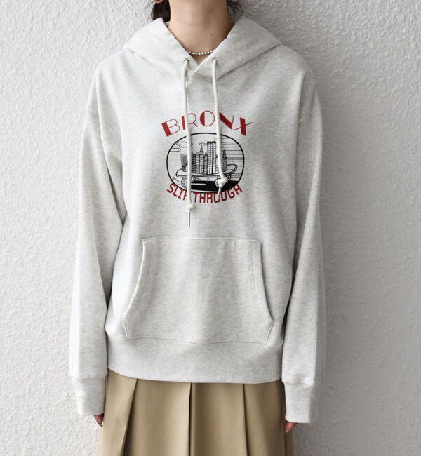 SHIPS any「【SHIPS any別注】THE KNiTS:〈洗濯機可能〉ロゴ プリント フーディー 26AW」|パーカー|
