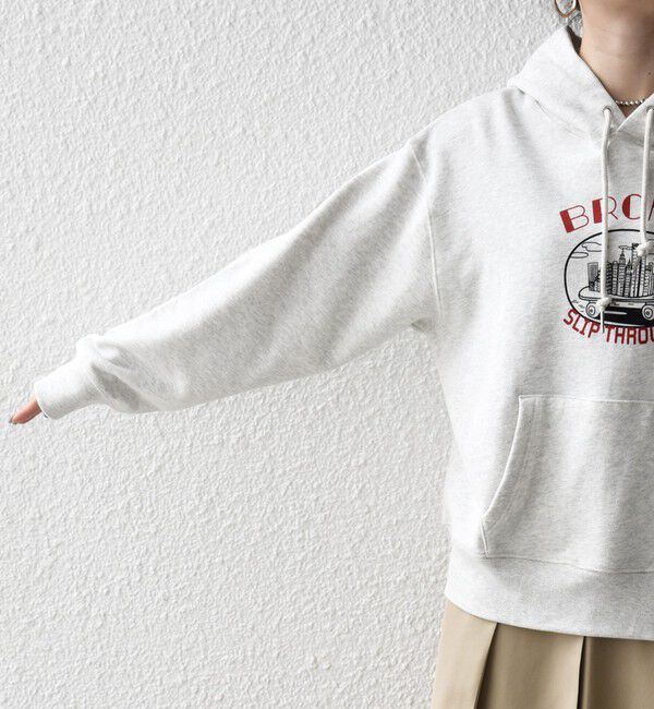 SHIPS any「【SHIPS any別注】THE KNiTS:〈洗濯機可能〉ロゴ プリント フーディー 26AW」|パーカー|