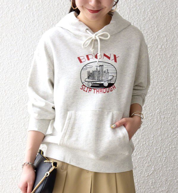 SHIPS any「【SHIPS any別注】THE KNiTS:〈洗濯機可能〉ロゴ プリント フーディー 26AW」|パーカー|