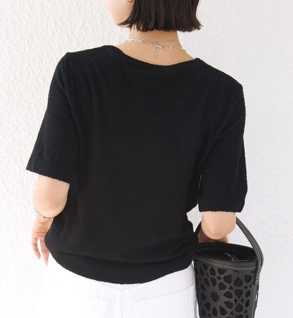SHIPS for women「ランダム  パイル コンパクト TEE」|Tシャツ・カットソー|