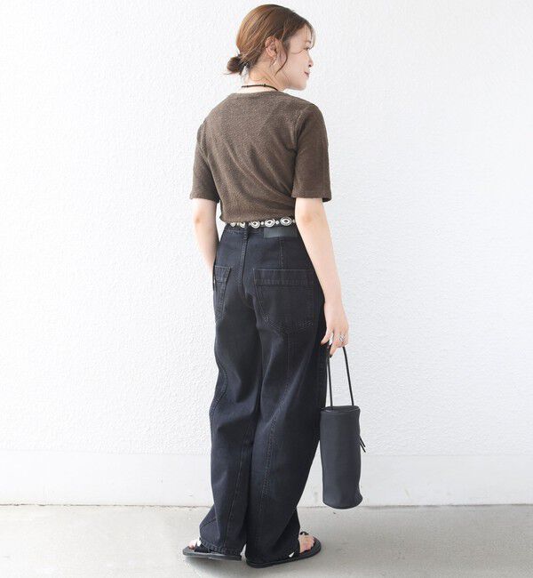 SHIPS for women「ランダム  パイル コンパクト TEE」|Tシャツ・カットソー|
