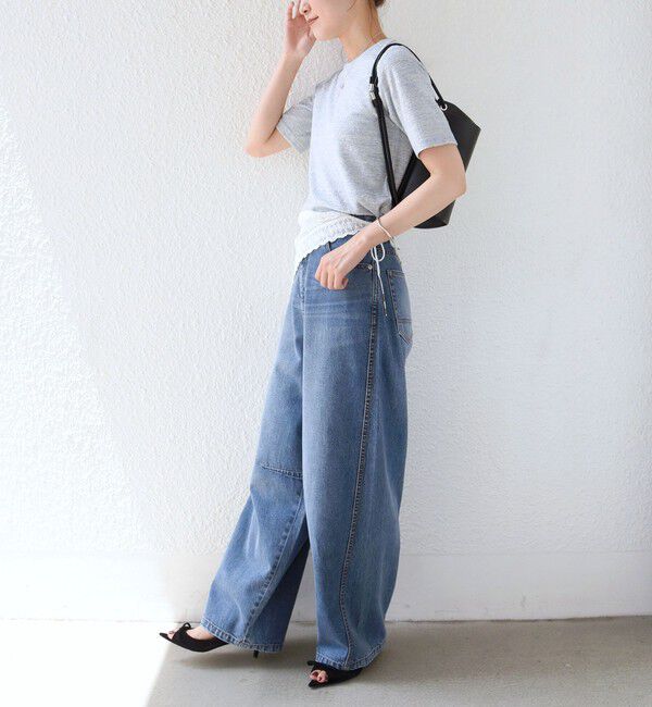 SHIPS for women「ランダム  パイル コンパクト TEE」|Tシャツ・カットソー|