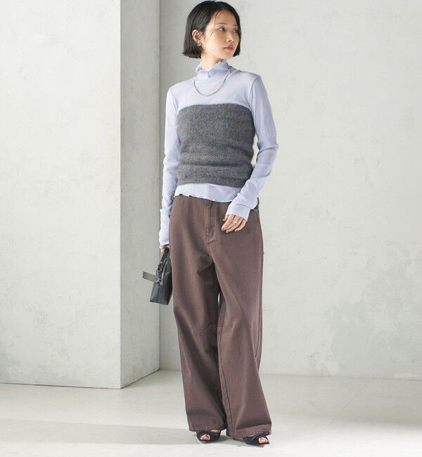 SHIPS for women「《予約》杢 フォックス カシミヤ チューブ トップ」|キャミソール|
