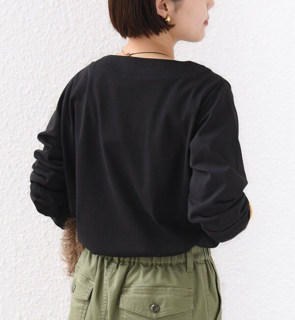 SHIPS for women「【WEB限定】〈ネックが選べる〉オーガニックコットン バリエーション ネック ロングスリーブ TEE」|Tシャツ・カットソー|