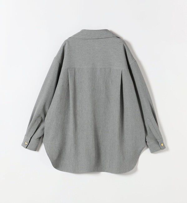 quaranciel「〈洗濯機可能〉ウールライク Vネック スキッパー シャツ & ワイド パンツ セットアップ」|ワンピース|