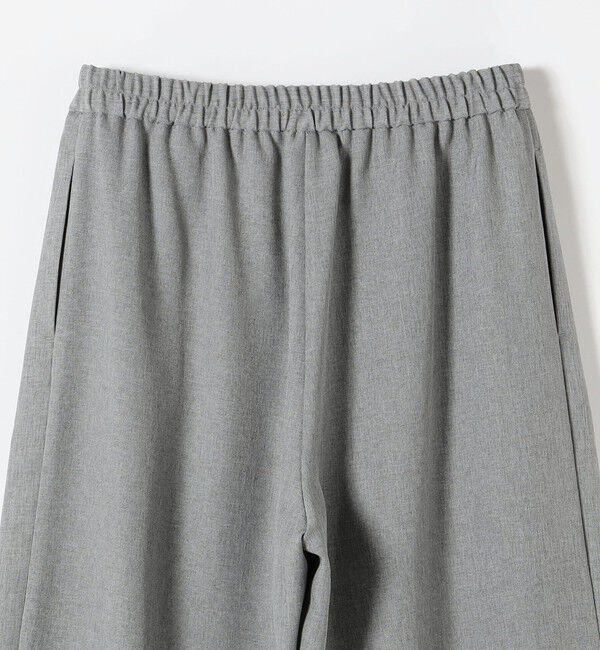 quaranciel「〈洗濯機可能〉ウールライク Vネック スキッパー シャツ & ワイド パンツ セットアップ」|ワンピース|