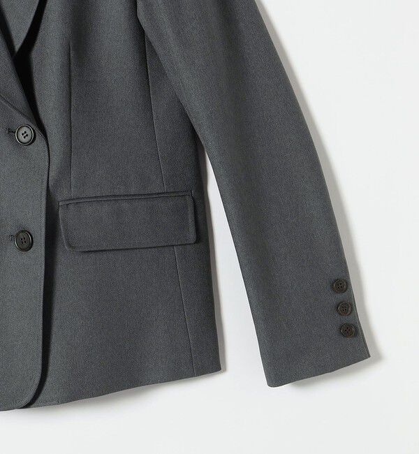 SHIPS any「〈手洗い可能〉ウールライク レース カラー ジャケット［NAVY BLUE］」|テーラードジャケット|