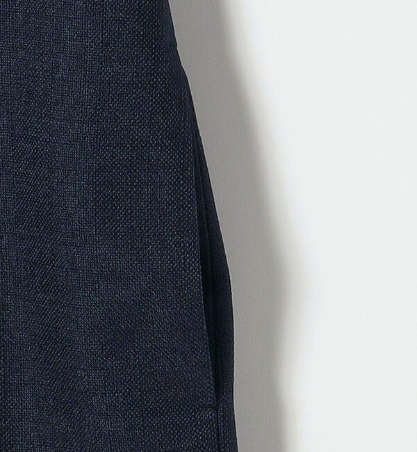 SHIPS any「〈洗濯機可能〉カーブネック ノースリーブ ワンピース［NAVY BLUE］」|ワンピース|