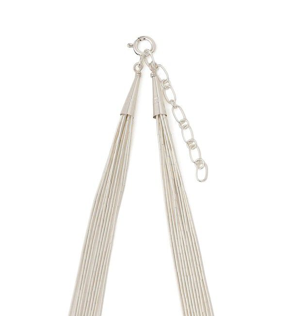 SHIPS for women「INDIAN JEWELRY: LIQ シルバー ネックレス（10連）」|ネックレス|