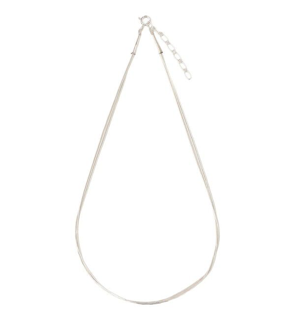 SHIPS for women「INDIAN JEWELRY: LIQ シルバー ネックレス（3連）」|ネックレス|シルバー