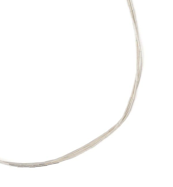 SHIPS for women「INDIAN JEWELRY: LIQ シルバー ネックレス（3連）」|ネックレス|