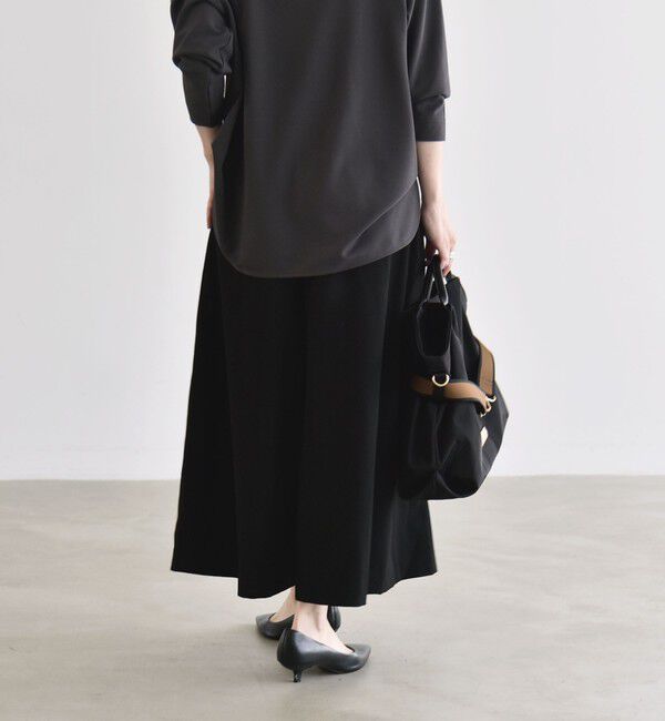 quaranciel「〈洗濯機可能〉裏起毛 シアバター タック Aライン キュロット パンツ」|その他|
