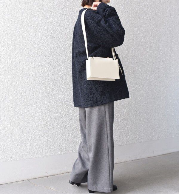 SHIPS Colors 「《予約》〈手洗い可能〉ループ ジャージー ボタン ノーカラーコート◆」|ノーカラーコート|