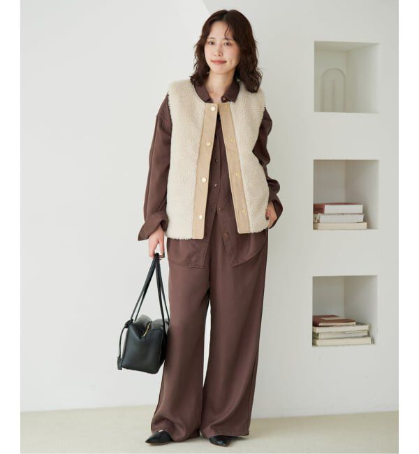 SLOBE IENA「《シリーズあり/セットアップ可/追加》製品染め イージーパンツ」|その他|