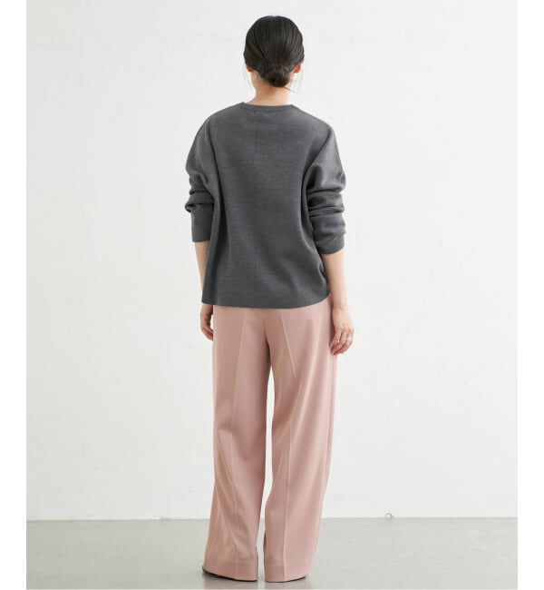 IENA「スーパーファインスムースクループルオーバー」|ニット・セーター|