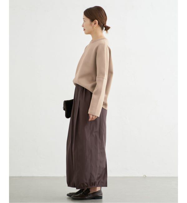 IENA「スーパーファインスムースクループルオーバー」|ニット・セーター|
