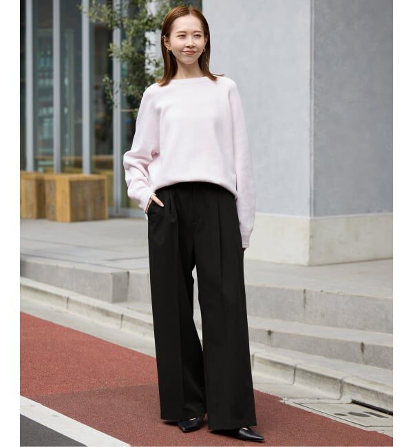 SLOBE IENA「《WEB限定サイズあり/4サイズ展開/追加》TRワイドトラウザー」|スラックス|