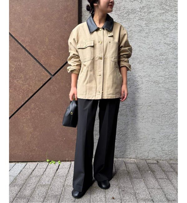 SLOBE IENA「《WEB限定サイズあり/4サイズ展開/追加》TRワイドトラウザー」|スラックス|