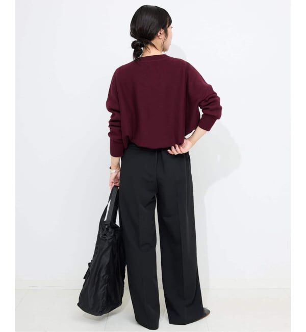 SLOBE IENA「《WEB限定サイズあり/4サイズ展開/追加》TRワイドトラウザー」|スラックス|