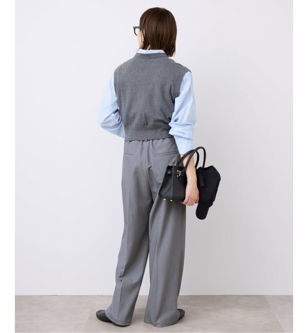SLOBE IENA「《WEB限定サイズあり/4サイズ展開/追加》TRワイドトラウザー」|スラックス|