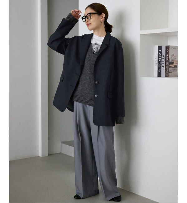SLOBE IENA「《WEB限定サイズあり/4サイズ展開/追加》TRワイドトラウザー」|スラックス|
