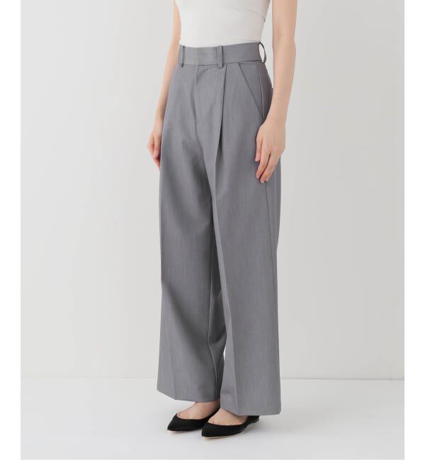 SLOBE IENA「《WEB限定サイズあり/4サイズ展開/追加》TRワイドトラウザー」|スラックス|