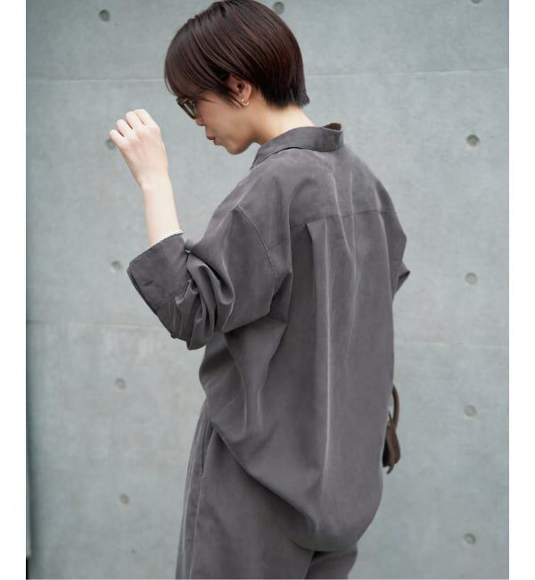 IENA「《手洗い可》フィブリルキュプラミックスシャツ」|シャツ・ブラウス|
