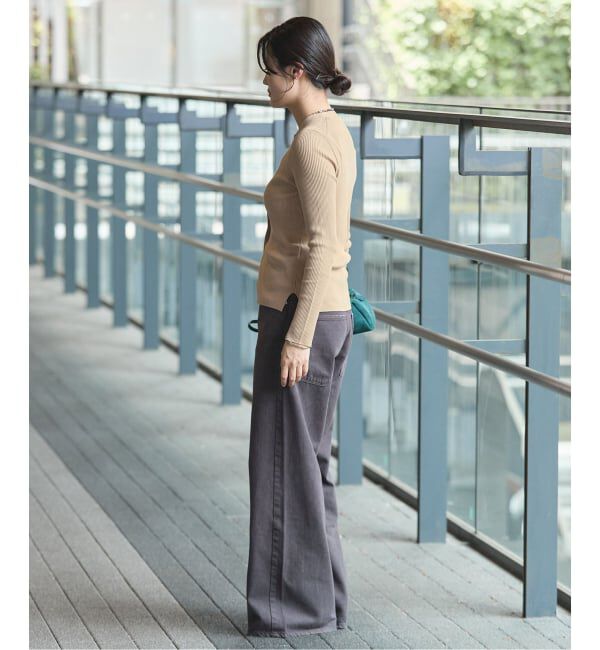 IENA「《手洗い可》ECO SPLASH Vカーディガン」|カーディガン|