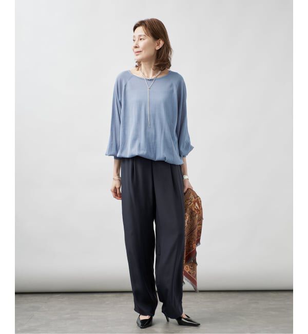 VERMEIL par iena「Tapis Noir タピス ノワール Wool Large Gala スカーフ」|バンダナ・スカーフ|
