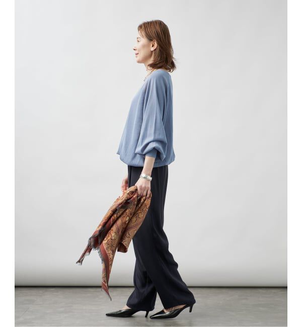 VERMEIL par iena「Tapis Noir タピス ノワール Wool Large Gala スカーフ」|バンダナ・スカーフ|