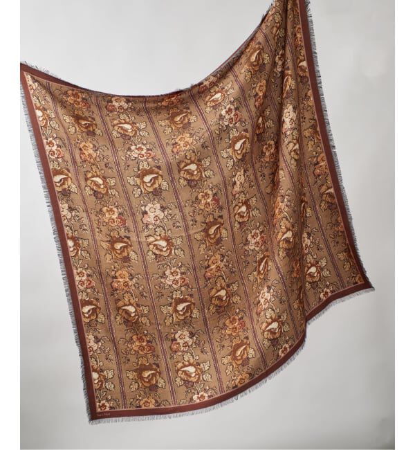 VERMEIL par iena「Tapis Noir タピス ノワール Wool Large Gala スカーフ」|バンダナ・スカーフ|