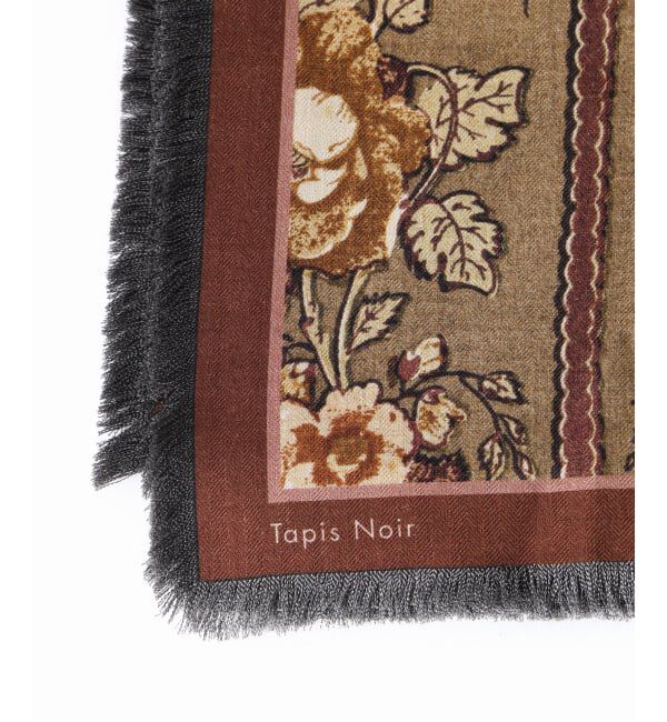 VERMEIL par iena「Tapis Noir タピス ノワール Wool Large Gala スカーフ」|バンダナ・スカーフ|