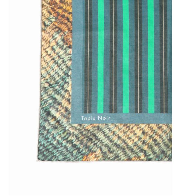 VERMEIL par iena「Tapis Noir タピス ノワール Light Small Grady スカーフ」|バンダナ・スカーフ|