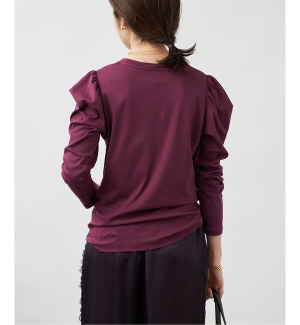 VERMEIL par iena「ギャザースリーブプルオーバー」|Tシャツ・カットソー|