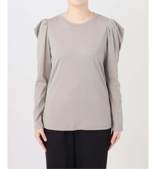 VERMEIL par iena「ギャザースリーブプルオーバー」|Tシャツ・カットソー|