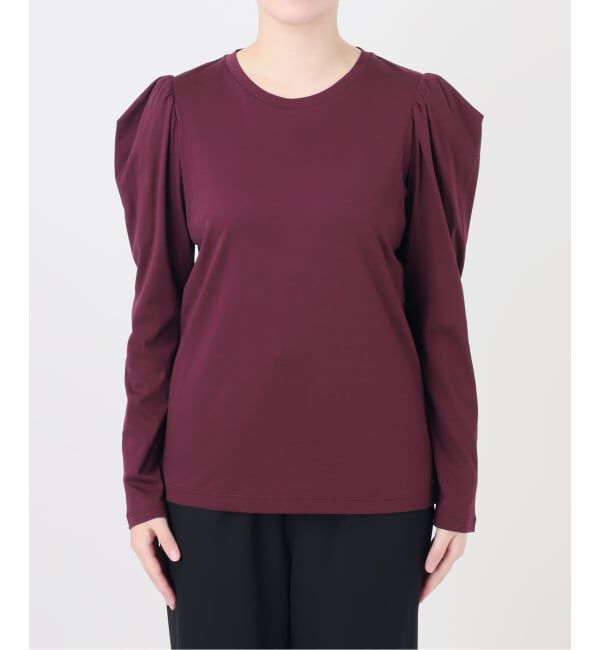 VERMEIL par iena「ギャザースリーブプルオーバー」|Tシャツ・カットソー|