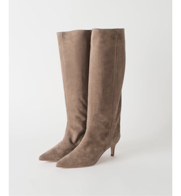 VERMEIL par iena「NEBULONI.E ネブローニ Long Boots H;5.5cm Camo 7719C AGU」|ロングブーツ|