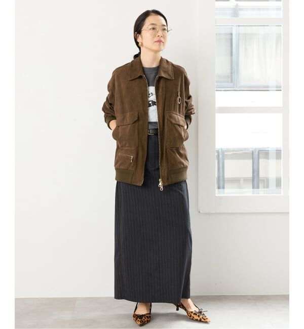 IENA「CINQUANTA/チンクアンタ 別注SWEDISH MILITARY TYPE BLOUSON ブルゾン R-530」|ライダースジャケット|